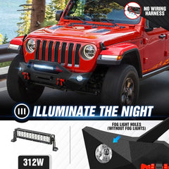 Front Bumper for 2018-2026 Jeep JL JLU & Gladiator JT
