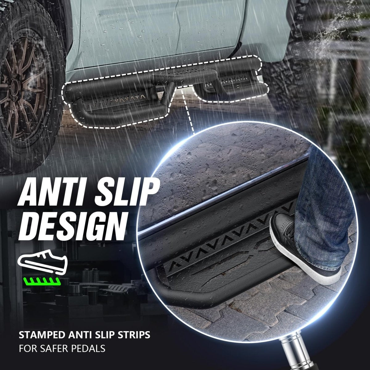 for Tundra Running Boards Compatible with 2022-2025 Extended Cab - Yzona