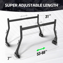 Overland Universal Pickup Ladder Bed Rack | from 46" to 71" Wide | Yzona