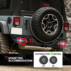 for Off-road Front & Rear Jeep Wrangler JK JKU Bumpers Compatible with 2007-2018 | Yzona