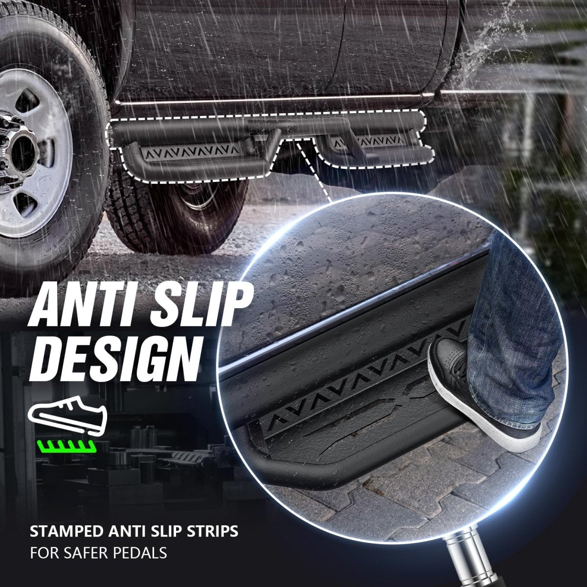 Running Boards Compatible with 1999-2006 Silverado & Sierra 1500 | 2001-2006 Silverado & Sierra 2500 3500HD