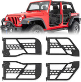 Yzona Half Door Compatible with 2007-2018 Jeep Wrangler JK JKU Unlimited 4-Doors