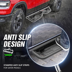 Step on Side of Truck Compatible with 2019-2025 Dodge Ram 1500 Double/Extended Cab - Yzona