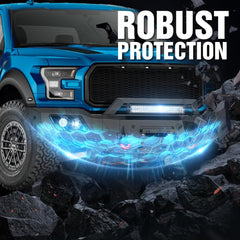 Aftermarket Replacement Bumpers Compatible with 2017-2020 F150 SVT Raptor - Yzona