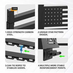 Yzona Truck Headache Rack Adjustable Roll Bar