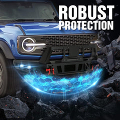 Aftermarket Truck Bumpers Compatible with 2021-2025 Ford Bronco - Yzona