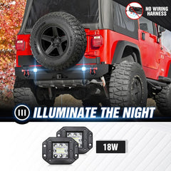 Superduty Bumpers Compatible with 1987-2006 Jeep Wrangler TJ LJ YJ | Yzona