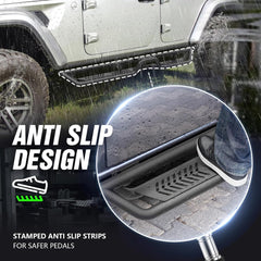 Yzona 2018-2025 Jeep Wrangler JL JLU Side Steps