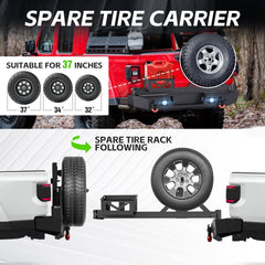 Bumpers Para Carros Compatible with 2020-2025 Jeep Gladiator JT | Yzona