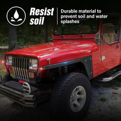 Fender Flares Compatible with 1987-1996 Jeep Wrangler YJ