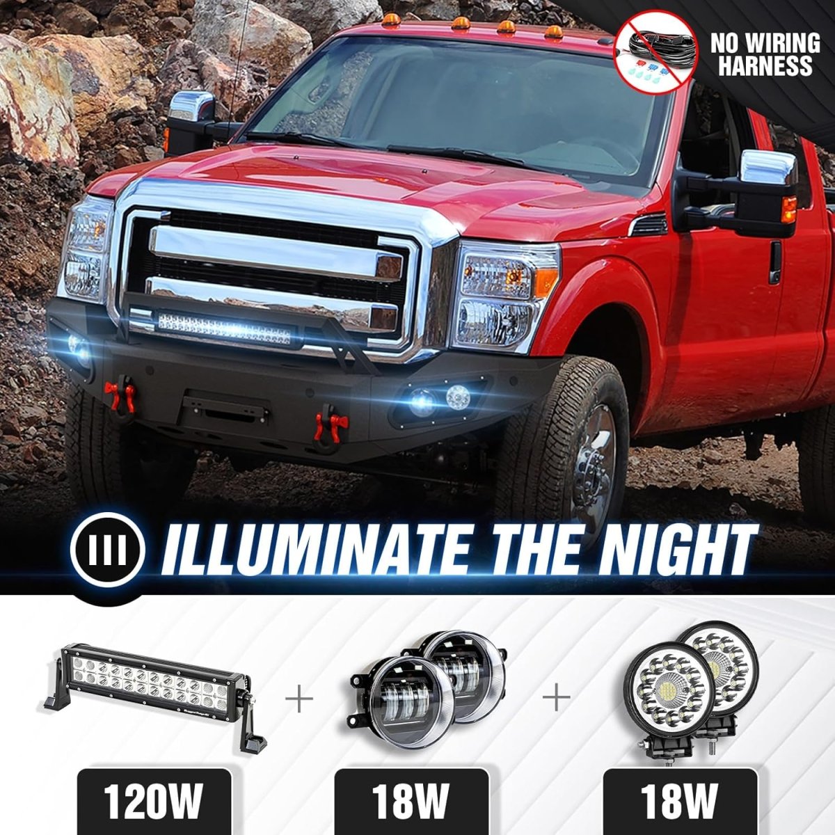 Off Road Front Bumpers for 2011-2016 3rd Gen Ford F250 F350 F450 Super Duty | Yzona