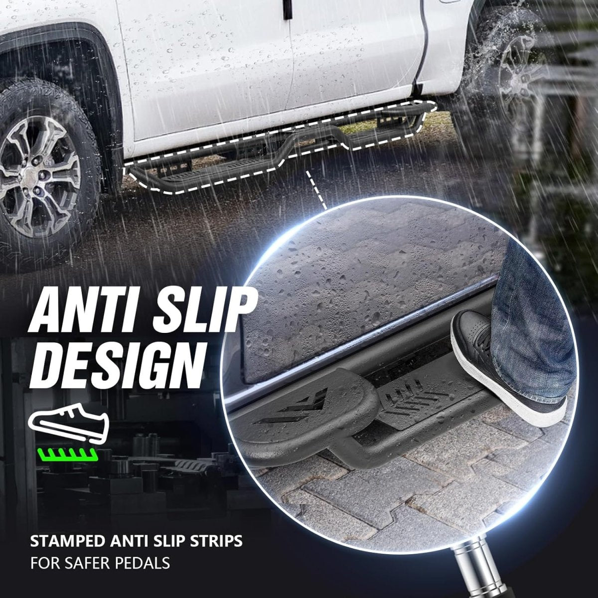 19-25 Chevy Silverado & GMC Sierra 1500, 20-25 Chevrolet Silverado/GMC Sierra 2500 3500 HD Side Step | Yzona