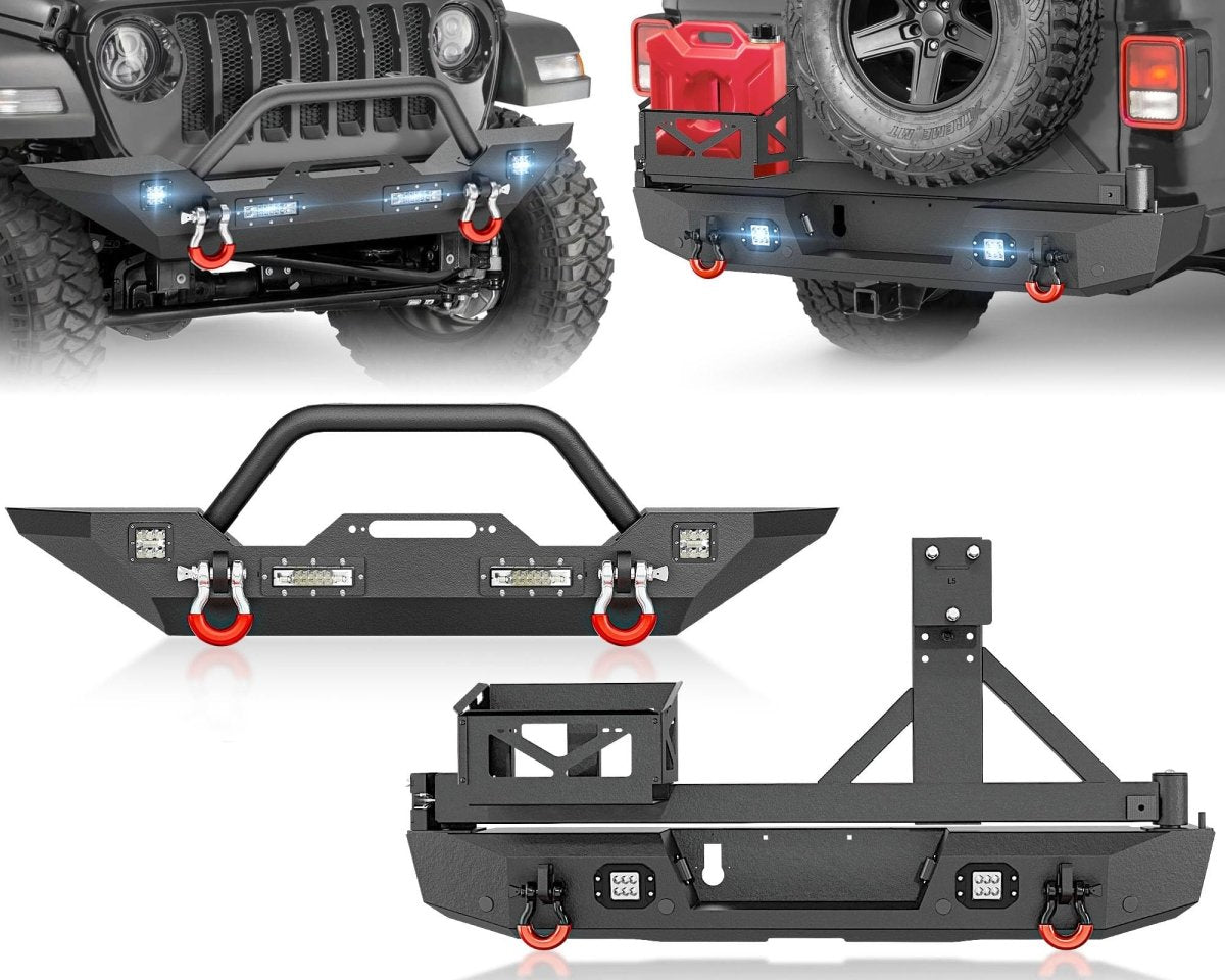 Off Road Truck Bumpers Compatible with 2020-2025 Jeep Gladiator JT - Yzona