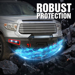 Front Bumpers for Cars Compatible with 2014-2021 Toyota Tundra with Winch Plate | Yzona