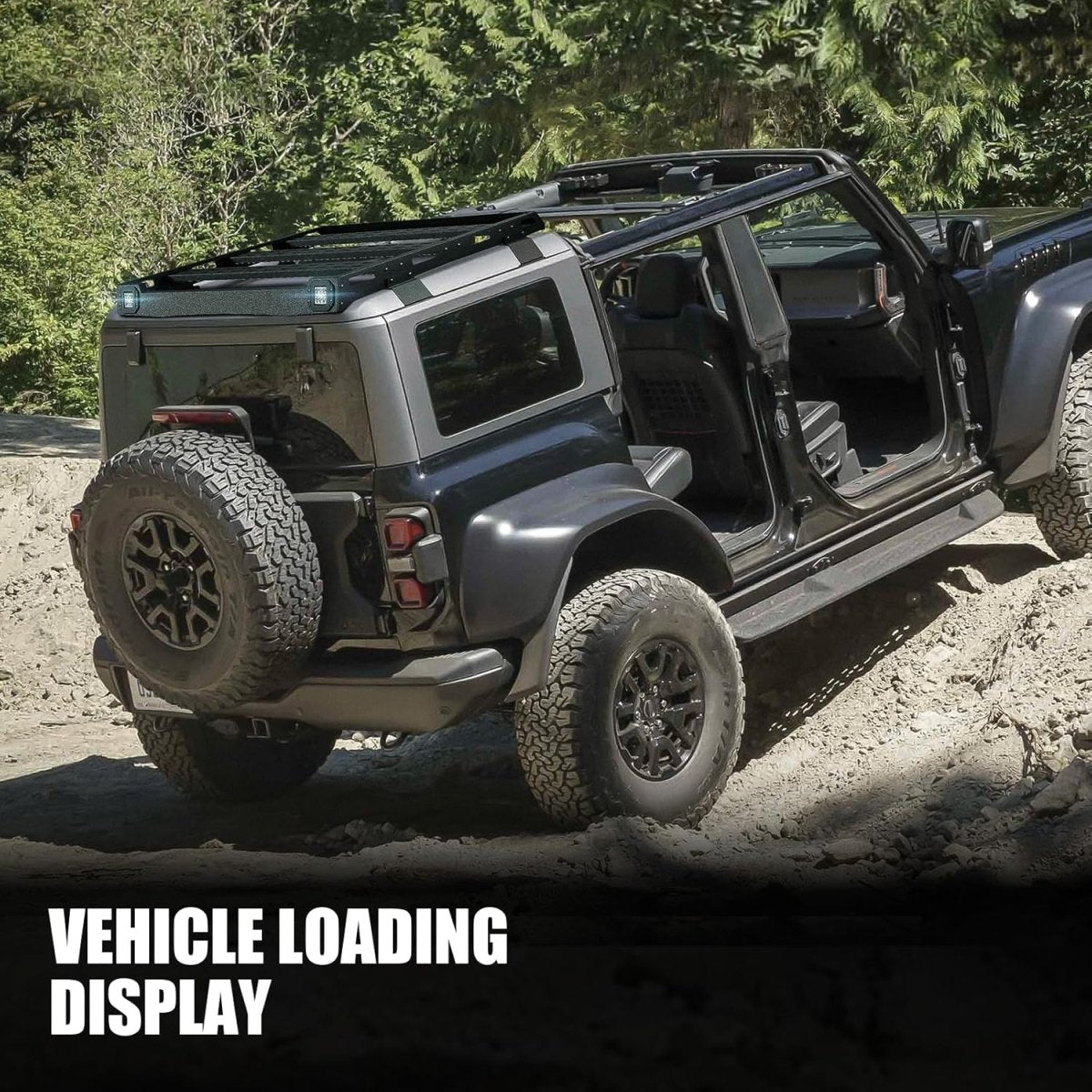 Hard Top Luggage Carrier for SUV Compatible with 2021-2024 Ford Bronco | Yzona