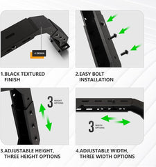 Adjustable Overland Bed Racks for Trucks Compatible with Tacoma F150 F-150 / Ram 1500 / Titan | Yzona