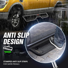 Crew Cab Side Steps Running Boards for Trucks 2016-2025 Nissan Titan XD| 2004-2025 Nissan Titan- Excludes 2016 Model | Yzona