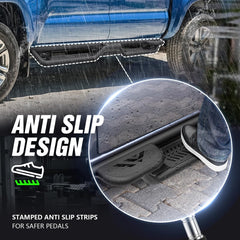 Running Boards for Toyota Tacoma Compatible with 2005-2023 Toyota Tacoma Double Cab & Crew Cab - Yzona