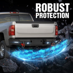 Best Overland Rear Bumpers for 2007-2013 Chevy Silverado 1500 & GMC Sierra 1500 Equipped | YZONA