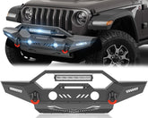 4x4 Winch Bumpers Compatible with 2018-2025 Jeep Wrangler JL JLU | Yzona