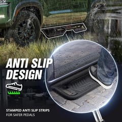 Step Running Boards for Trucks 2005-2025 Nissan Frontier Crew Cab 4 Full Size Doors | Yzona