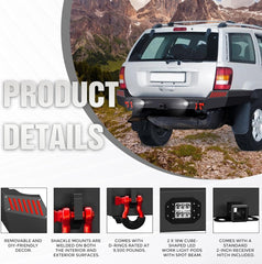 for Jeep WJ Bumpers Compatible with 1999-2004 Jeep 2nd Gen Grand Cherokee WJ | Yzona