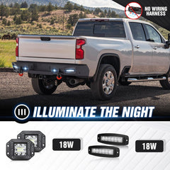 Rear Truck Bumpers Aftermarket Compatible with 2020-2023 Chevy Chevrolet Silverado & GMC Sierra 2500 3500 HD | Yzona