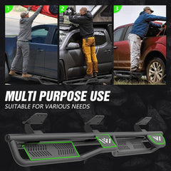 for 2025 Ram 1500 Running Boards Compatible with 2019-2025 Dodge Ram 1500 Crew Cab - Yzona