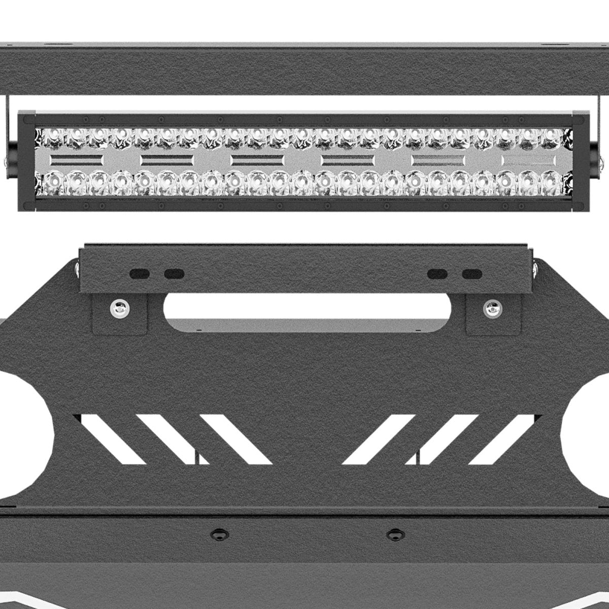 4x4 Off Road Bumpers Compatible with 2007-2018 Jeep Wrangler JK JKU | Yzona