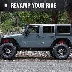 Yzona Fender Liners | 2007-2018 Jeep Wrangler JK & JKU Unlimited Sport Sahara Rubicon