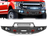 for F250 Front Bumpers Compatible with 2017-2022 4th Gen Ford F250 F350 F450 Super Duty | Yzona