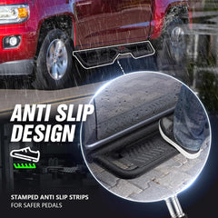 Truck Side Steps Running Boards for 2015-2025 Chevy Colorado & GMC Canyon Crew Cab (4 Full Size Doors) | Yzona