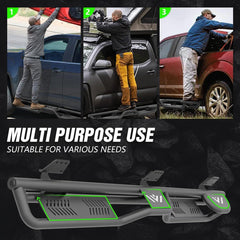 for 2020 Ram 1500 Running Boards Compatible with 2019-2025 Dodge Ram 1500 New Body Double/Extended Cab - Yzona