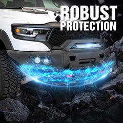 Add Off Road Front Bumpers Compatible with 2021-2024 Dodge Ram 1500 TRX | Yzona