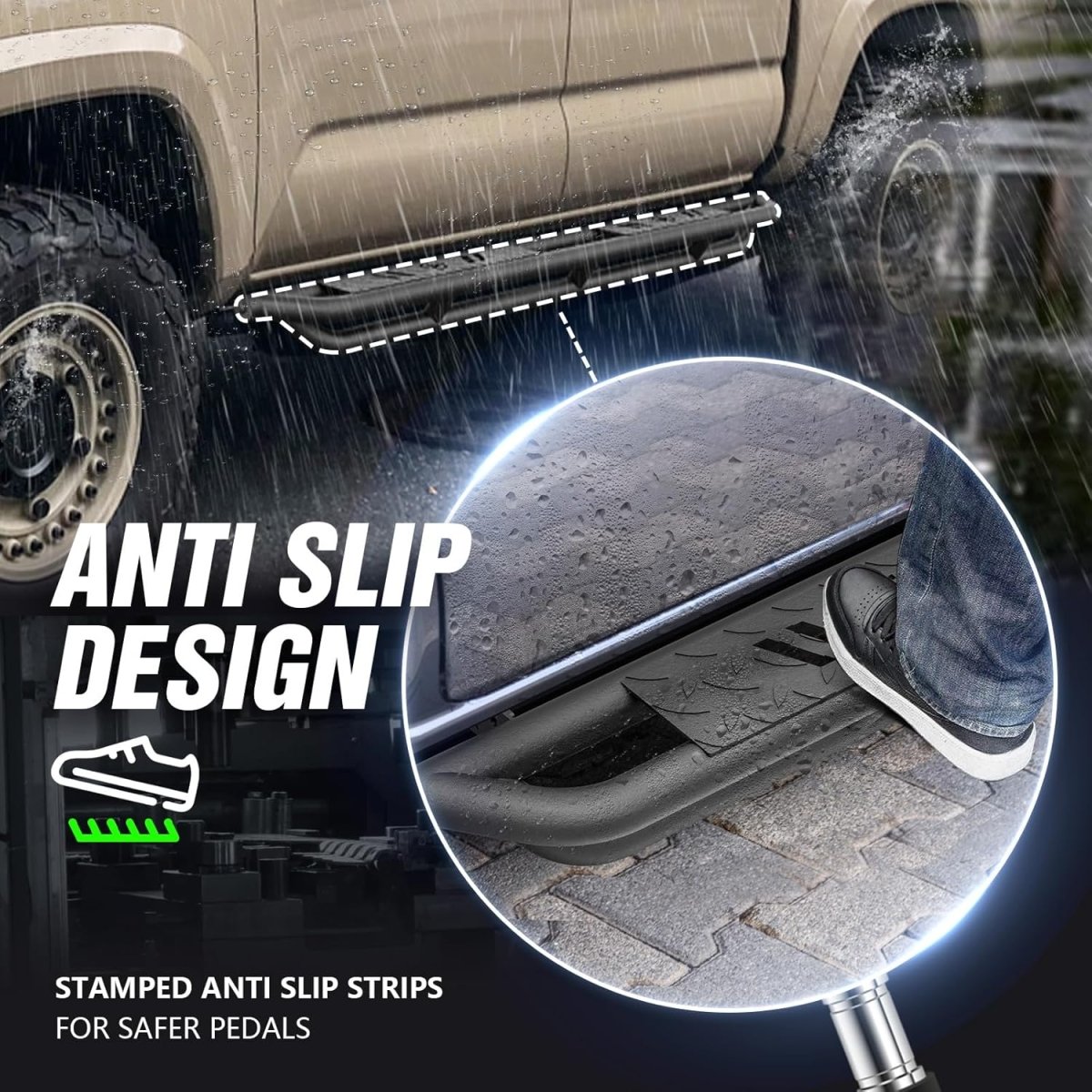 Yzona Off Road Tacoma Running Boards