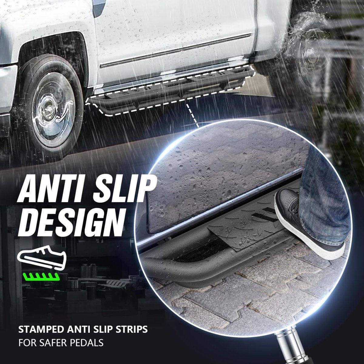 Yzona Running Boards Sierra 2500 3500HD