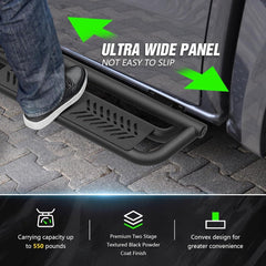 for 2016 Jeep Wrangler Running Boards Side Steps Compatible with 2007-2018 Jeep Wrangler JK JKU Unlimited | Yzona