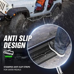 Yzona 2007-2018 Jeep Wrangler JK JKU Side Steps
