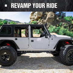 Fender Liners for Jeep JK | 07-18 Jeep Wrangler JK & JKU Unlimited Sport Sahara Rubicon | Yzona