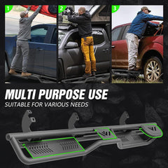 Yzona Pickup Truck Side Steps Compatible with 2024 2025 Toyota Tacoma Double Cab & Crew Cab