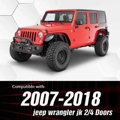Yzona Wrangler JK Flat Front and Rear Fender Flares