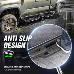 Yzona Pickup Truck Side Steps Compatible with 2024 2025 Toyota Tacoma Double Cab & Crew Cab