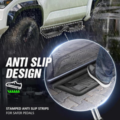 Double Cab & Crew Cab Running Boards for 2024 2025 Toyota Tacoma 4 Full-Size Doors | Yzona