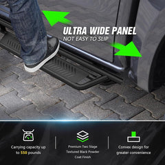 Wheel to Wheel Running Boards Drop Side Steps for Jeep Gladiator JT 4 Door(20-25) | Yzona