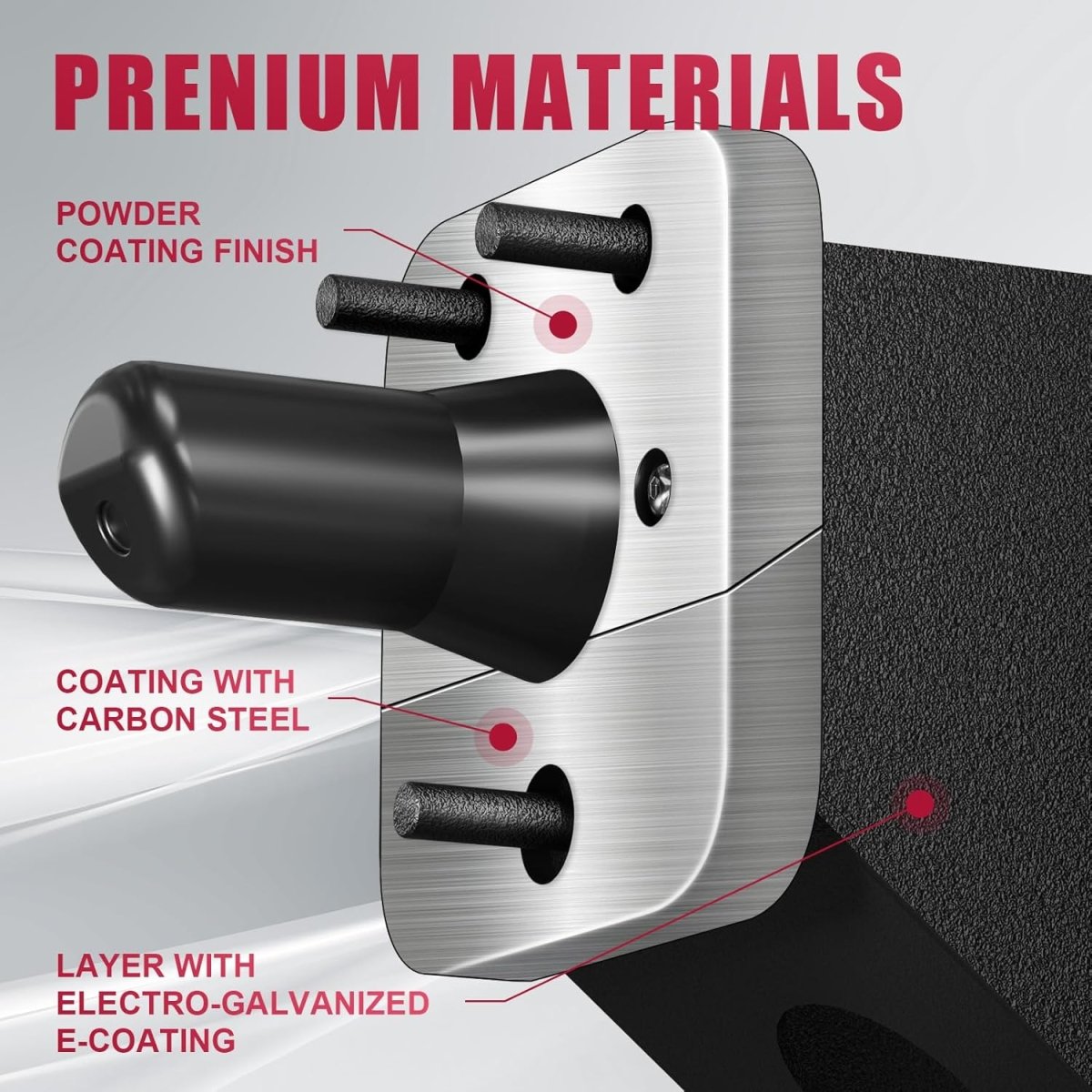 Adjustable Spare Tire Carrier Compatible with 2018-2025 Jeep Wrangler JL JLU