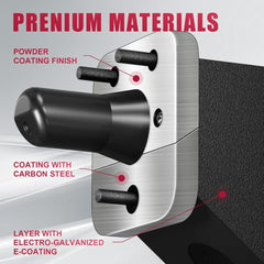 Adjustable Spare Tire Carrier Compatible with 2018-2025 Jeep Wrangler JL JLU