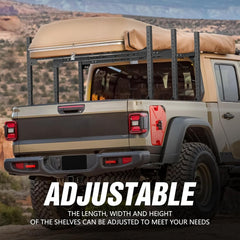 Universal Adjustable Ladder Pickup Truck Rack Systems | Yzona