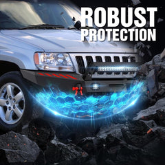Aftermarket Heavy Duty Truck Front Bumpers for 1999-2004 Jeep 2nd Gen Grand Cherokee WJ | Yzona