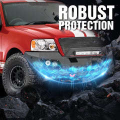 Replacement Front Bumpers for Trucks Compatible with 2004-2008 Ford F150 - Yzona