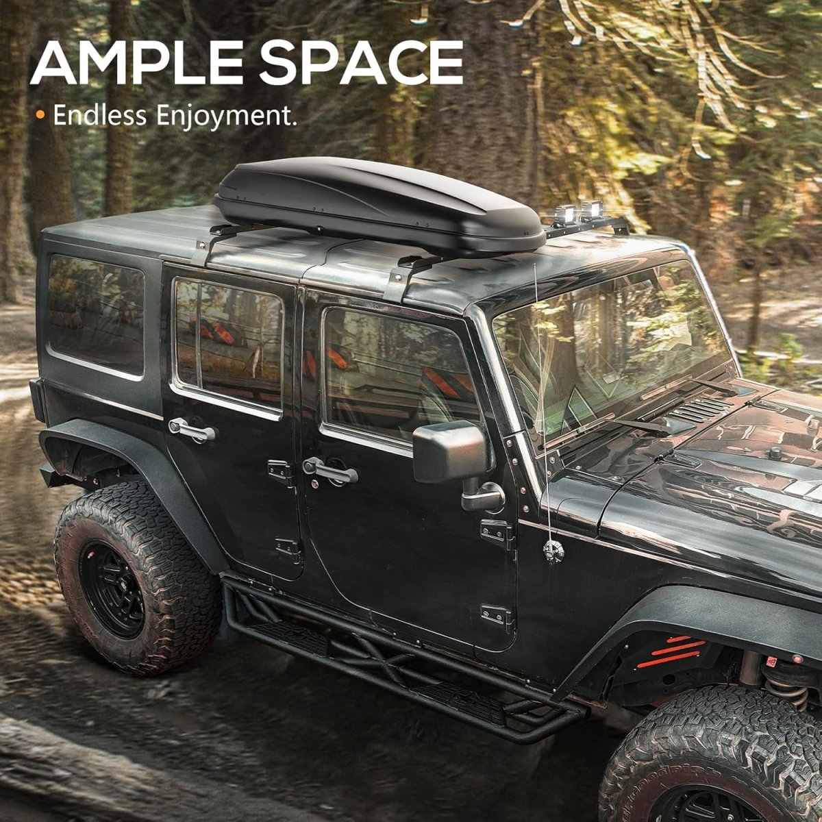 300 LBS Roof Rack for 2007-2024 Wrangler JK JKU JL JLU